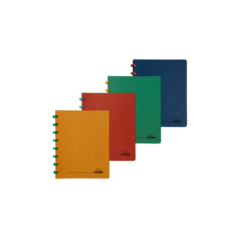 CAHIER ATOMA A5 CARTON QUAD.