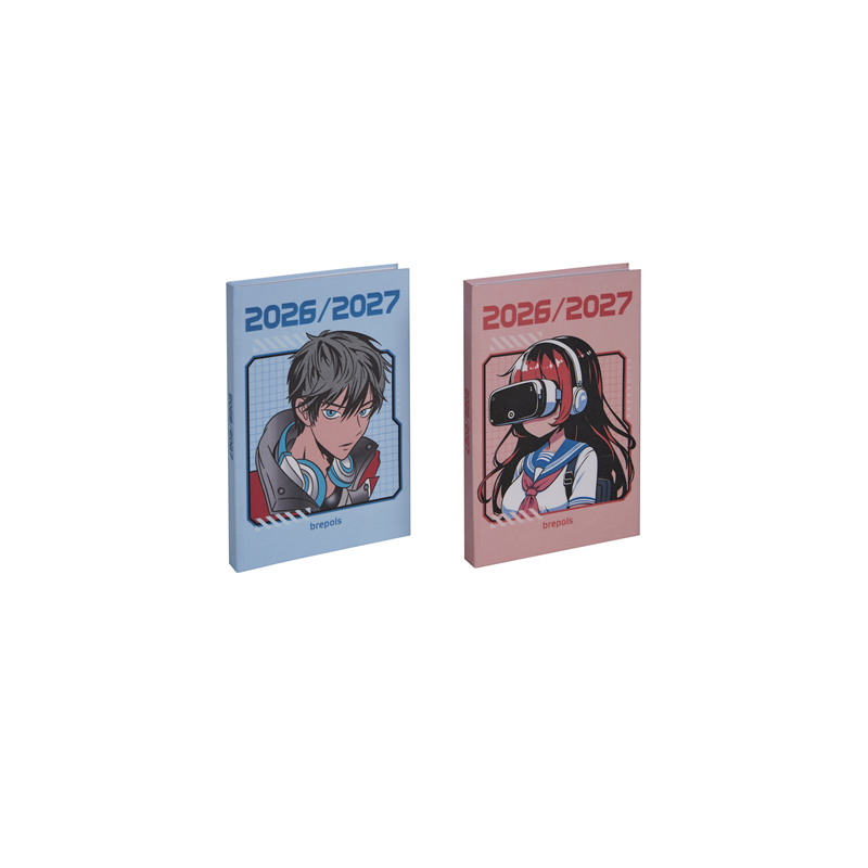 AGENDA SCOLAIRE BREPOLS 11,5X16,9CM 1J./P. MANGA