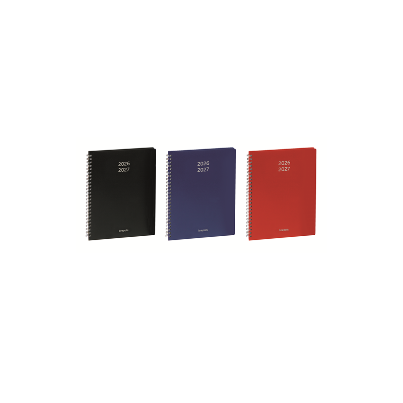 AGENDA SCOLAIRE BREPOLS 17,1X22CM 1SEM./2P. POLYPROP