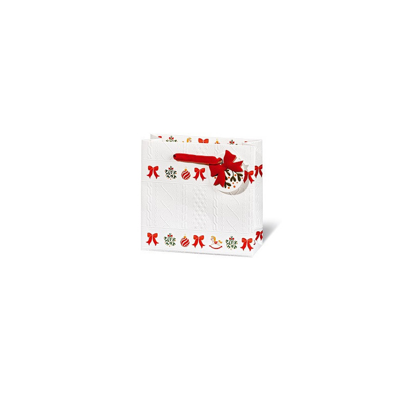 SACHET NOEL BSB 14,5X15X6CM NORDIC WINTER