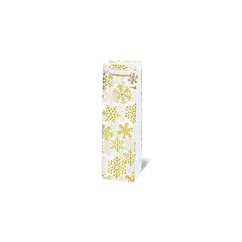 SACHET NOEL BSB BOUT. 36X10,5X10CM GOLDEN CRYSTAL