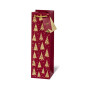 SACHET NOEL BSB BOUT. 36X10,5X10CM GOLDEN TREES
