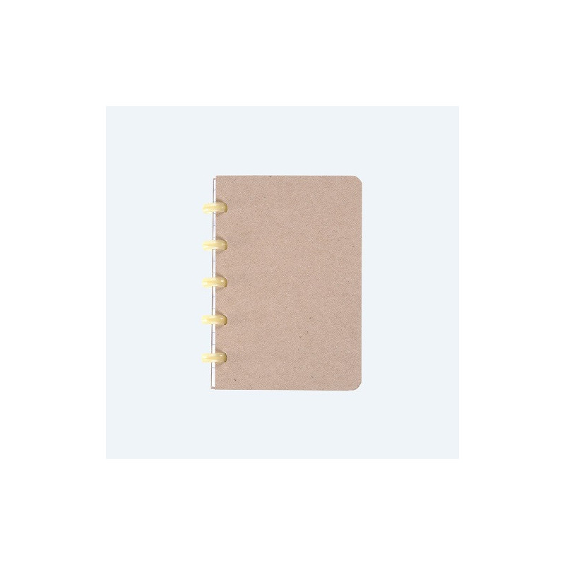 CARNET ATOMA A6 60FLS CARTON BIO BLANCO