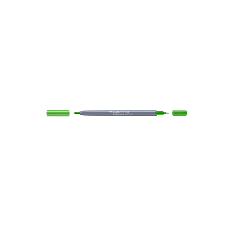FEUTRE DESSIN FABER GOLDFABER AQUA DUAL MARKER VERT FLUO
