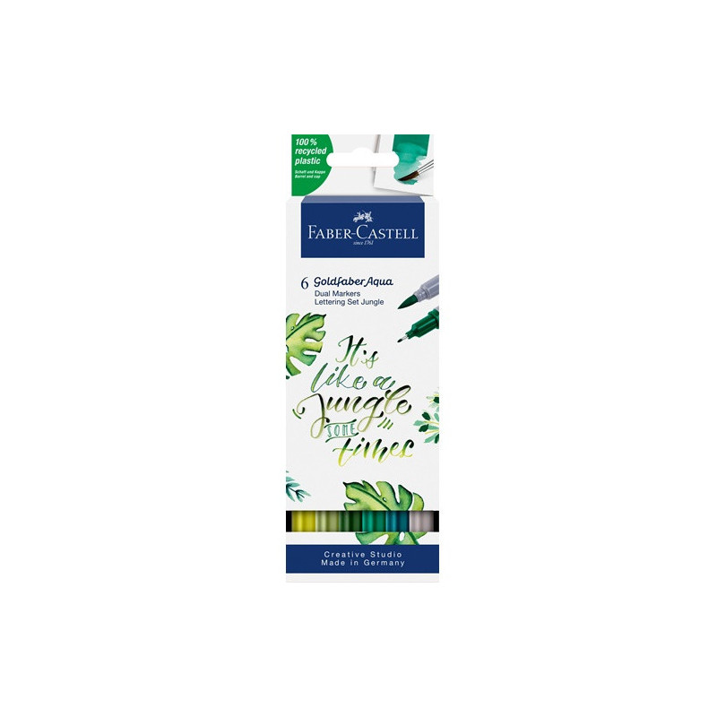 LETTERING SET FABER JUNGLE 6PCS