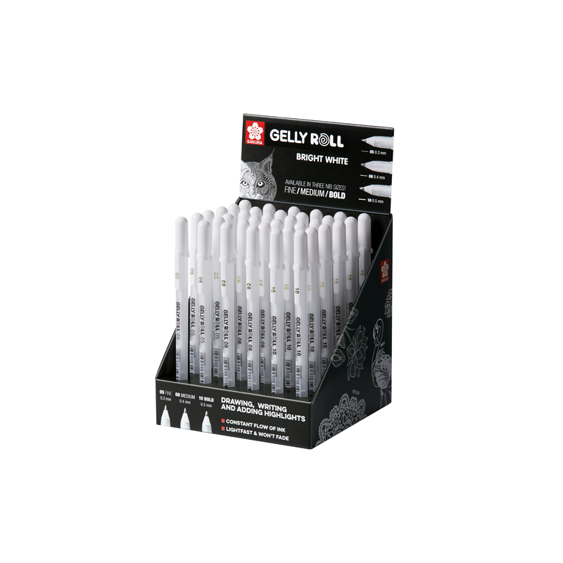 ROLLER TALENS SAKURA 36PCS BLANC