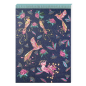 BLOC-NOTES A6 GOLDBUCH 105X148MM DOT TROPICAL BIRDS DARK