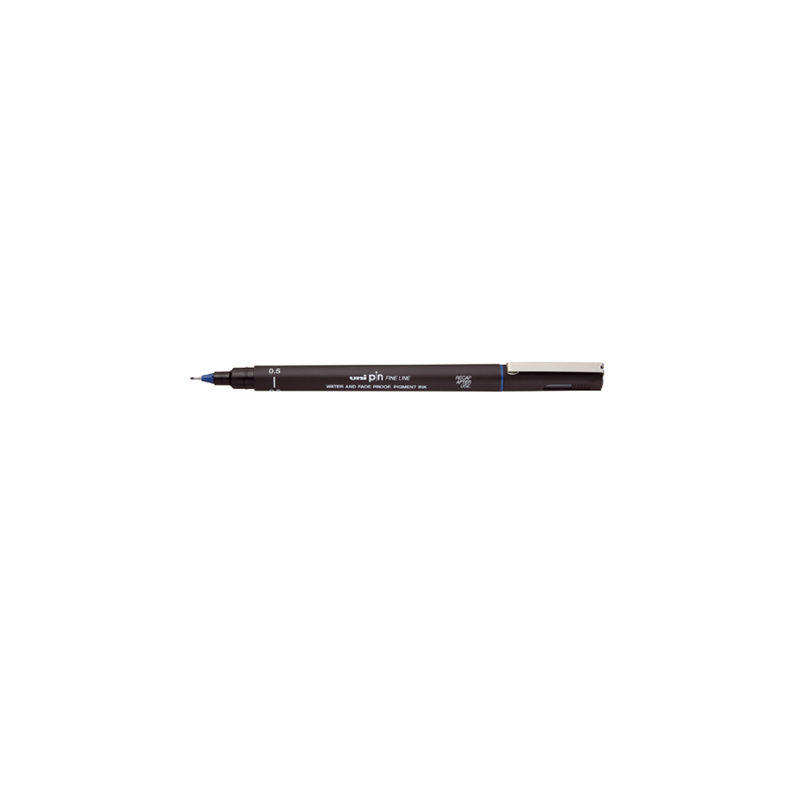 FINELINER UNIBALL PIN 0,5MM BLEU