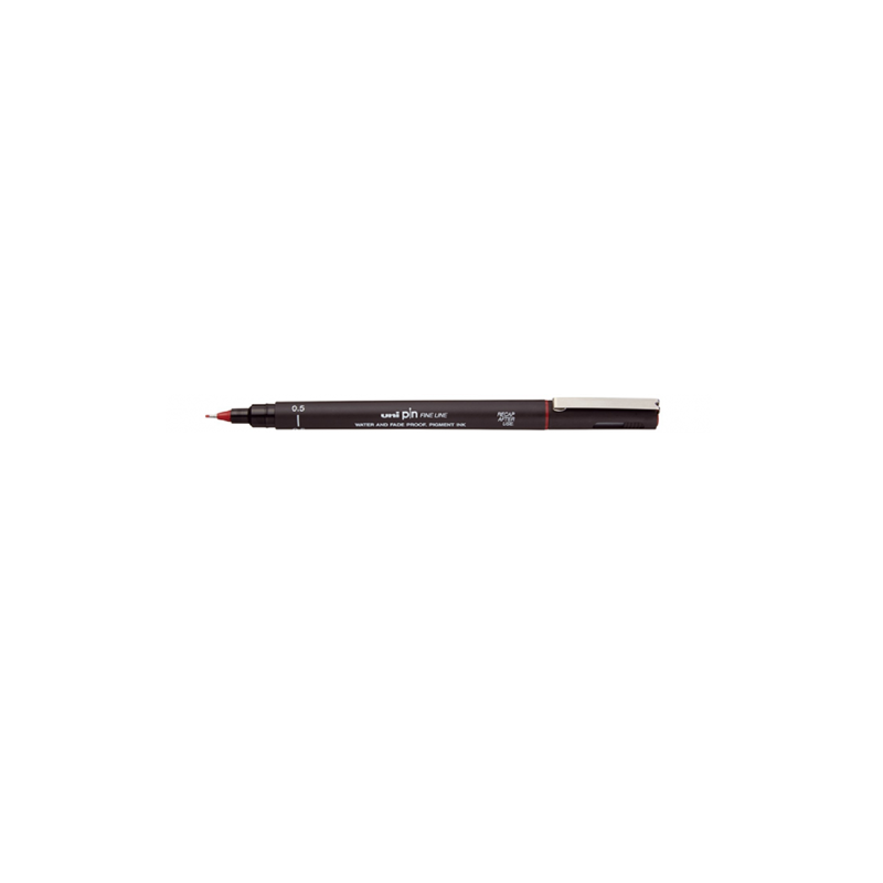 FINELINER UNIBALL PIN 0,5MM ROUGE