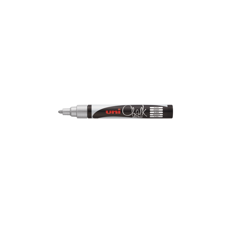MARQUEUR TABL.NOIR UNI-BALL 1,8-2,5MM ARGENT