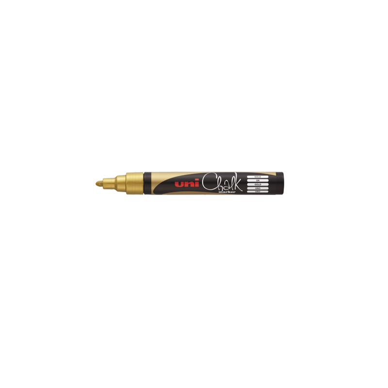 MARQUEUR TABL.NOIR UNI-BALL 1,8-2,5MM OR