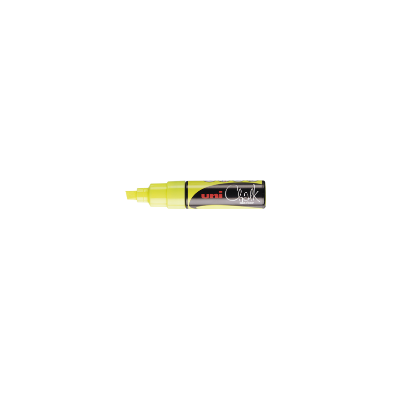 MARQUEUR TABL.NOIR UNI-BALL 8MM JAUNE FLUO