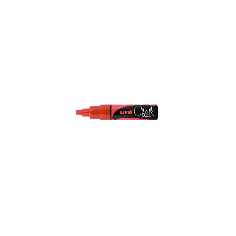 MARQUEUR TABL.NOIR UNI-BALL 8MM ROUGE