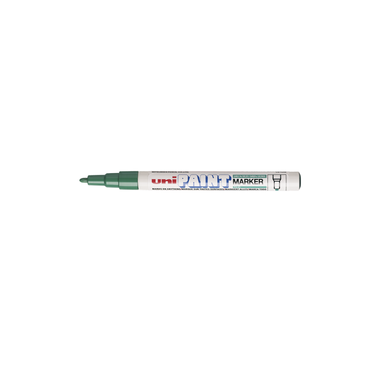 MARQUEUR UNI-BALL PAINT 0,8-1,2MM VERT FONCE