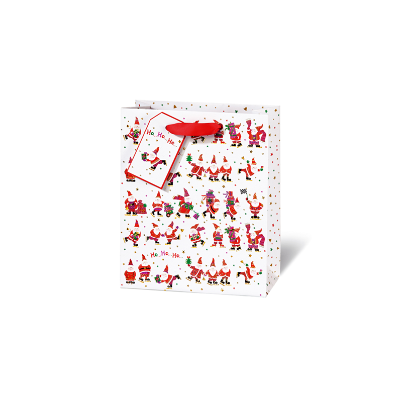SACHET NOEL BSB 23X19X9CM SANTAS