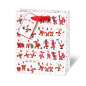 SACHET NOEL BSB 23X19X9CM SANTAS