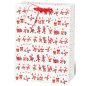 SACHET NOEL BSB 36X26X14CM SANTAS