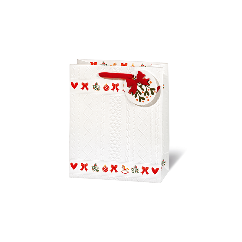 SACHET NOEL BSB 23X19X9CM NORDIC WINTER