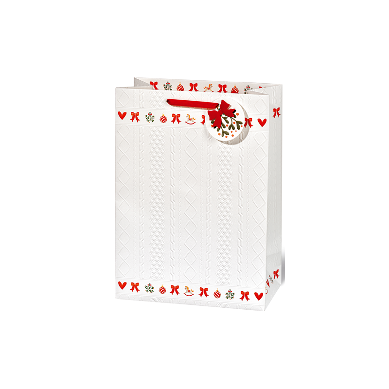 SACHET NOEL BSB 36X26X14CM NORDIC WINTER