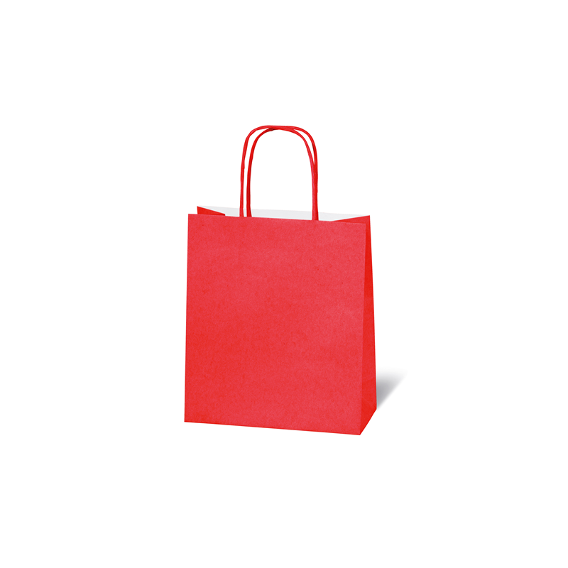 SACHET BSB 21X18X8CM KRAFT ROUGE