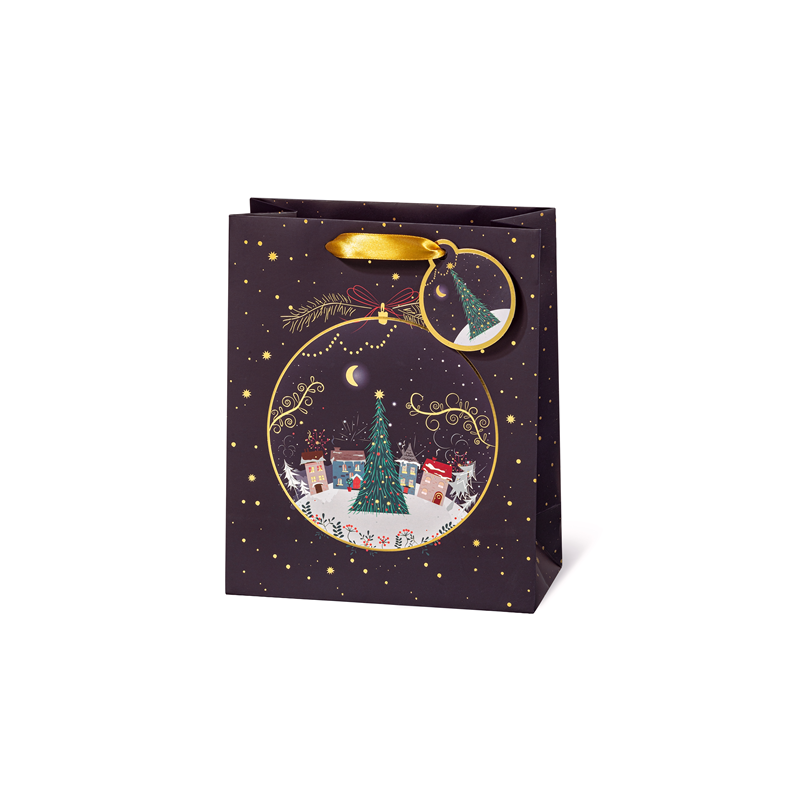 SACHET NOEL BSB 23X19X9CM WINTER VILLAGE