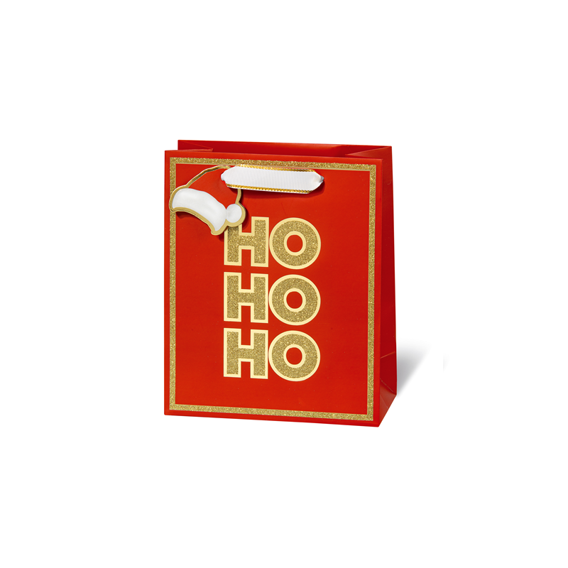 SACHET NOEL BSB 23X19X9CM HOHOHO