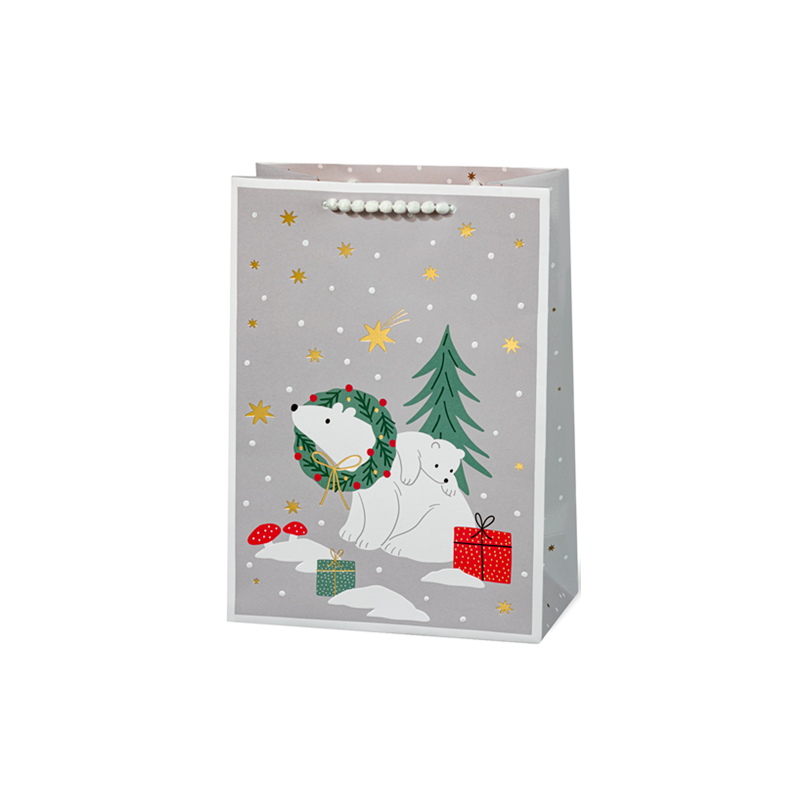 SACHET NOEL BSB 36X26X14CM POLAR BEAR