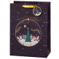 SACHET NOEL BSB 36X26X14CM WINTER VILLAGE