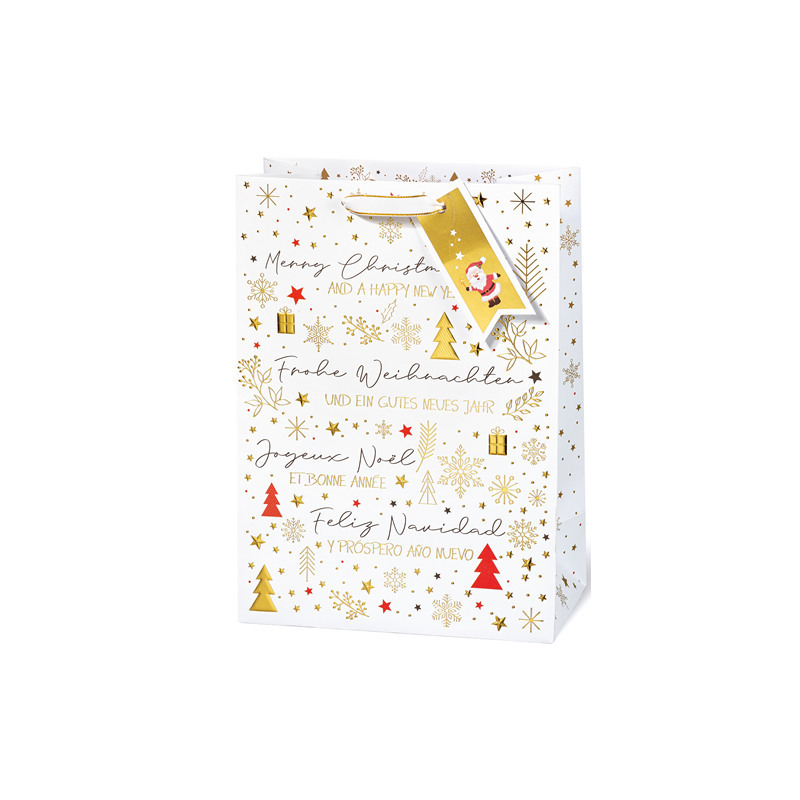 SACHET NOEL BSB 36X26X14CM CHRISTMASTIME