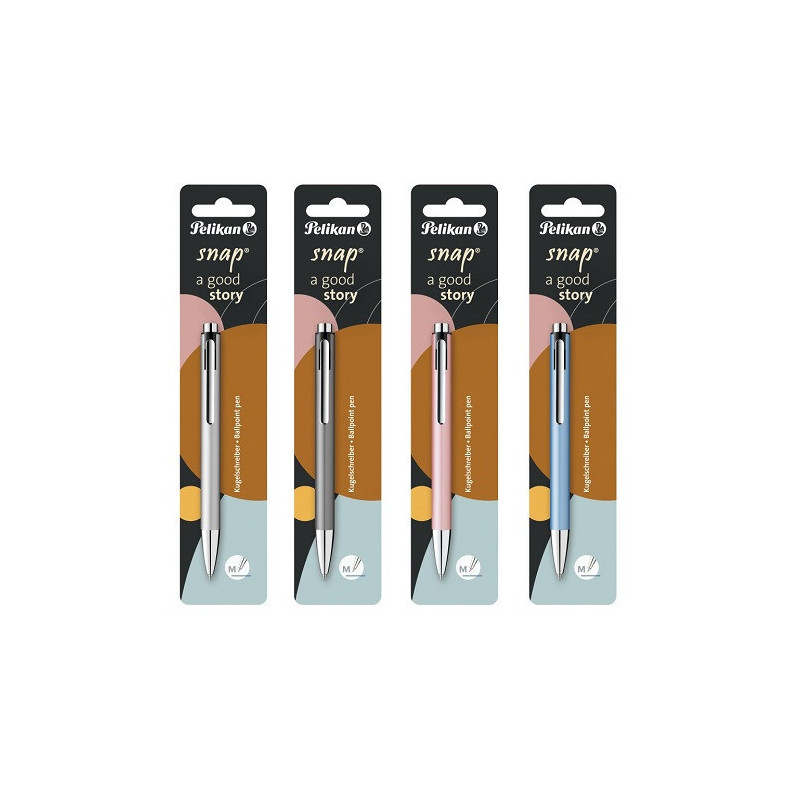 STYLO BILLE PELIKAN SNAP ASS BLISTER (300009425)