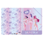 FARDE A ELASTIQUE +RABATS A4 KPOP DEMON HUNTERS LILAS