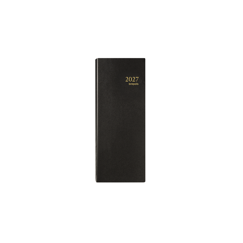 AGENDA BREPOLS 13X33CM 1J./2P. SATURNUS LIMA NOIR