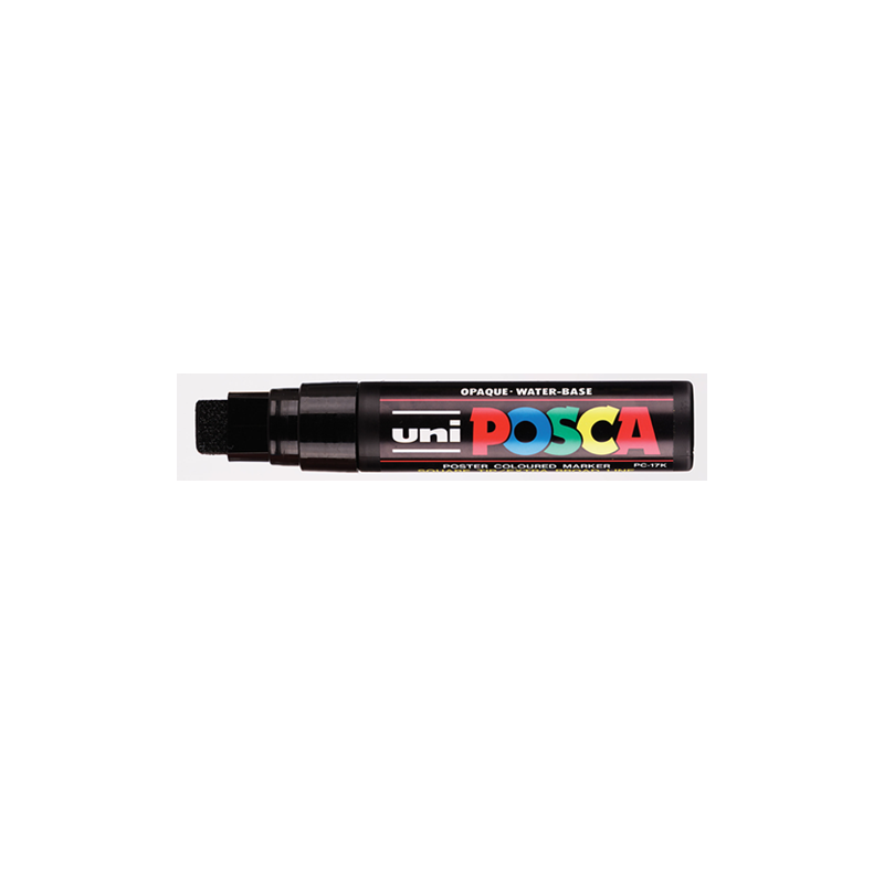 MARQUEUR POSCA POINTE RECTANGULAIRE XL NOIR