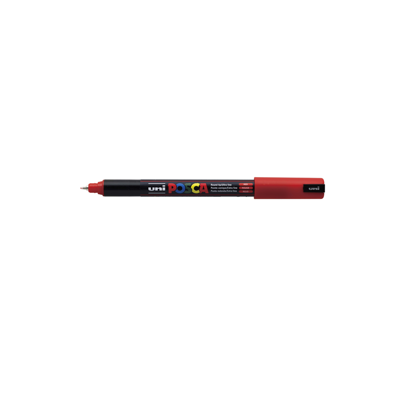 MARQUEUR POSCA POINTE CALIBREE EXTRA-FINE ROUGE