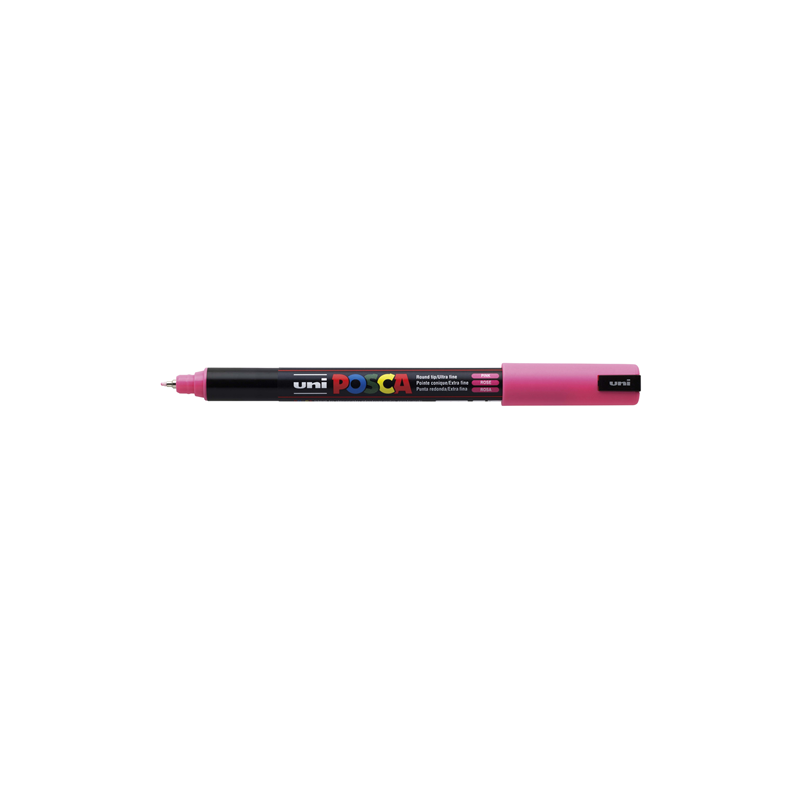 MARQUEUR POSCA POINTE CALIBREE EXTRA-FINE ROSE