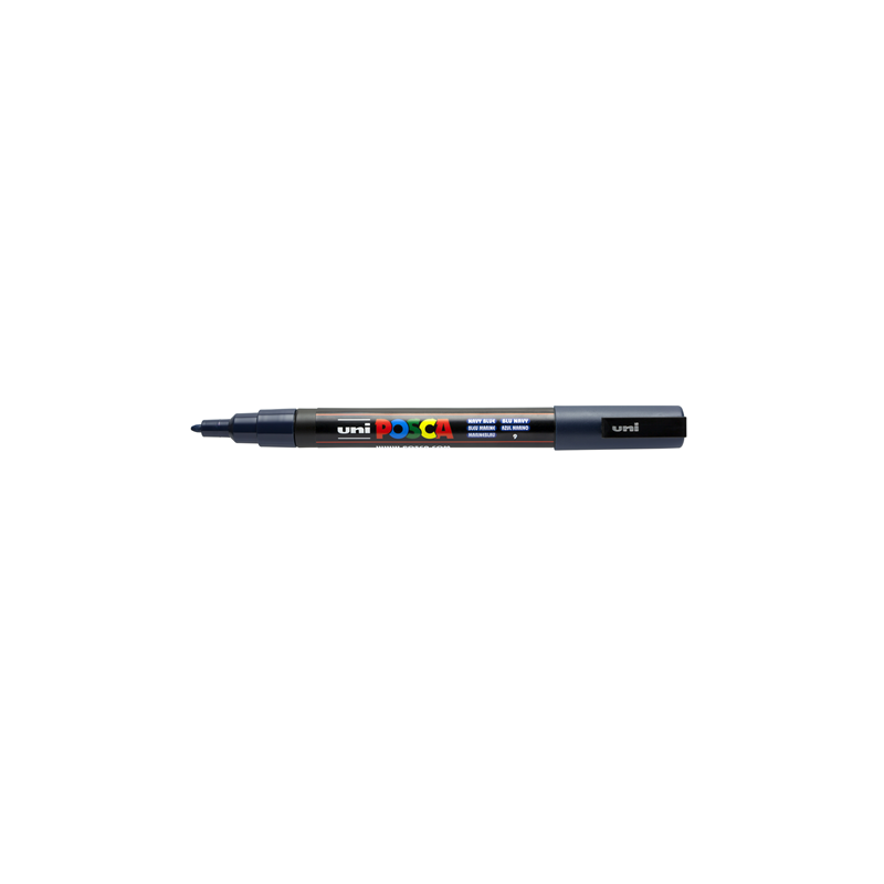 MARQUEUR POSCA POINTE CONIQUE FINE BLEU MARINE
