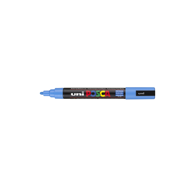 MARQUEUR POSCA POINTE CONIQUE MOYENNE BLEU CIEL