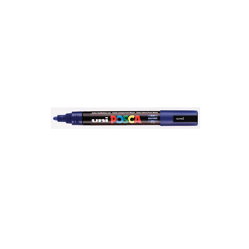 MARQUEUR POSCA POINTE CONIQUE MOYENNE BLEU FONCE