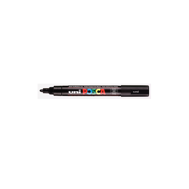 MARQUEUR POSCA POINTE CONIQUE MOYENNE NOIR