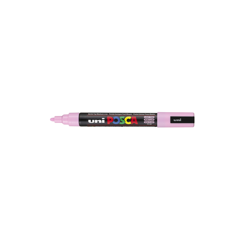 MARQUEUR POSCA POINTE CONIQUE MOYENNE ROSE CLAIR