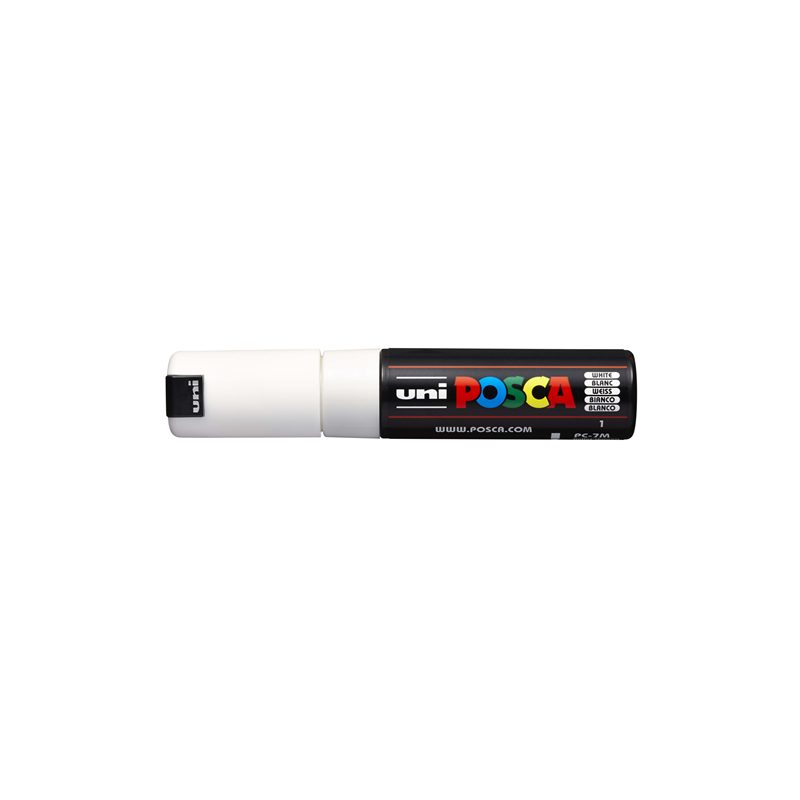 MARQUEUR POSCA POINTE CONIQUE LARGE BLANC
