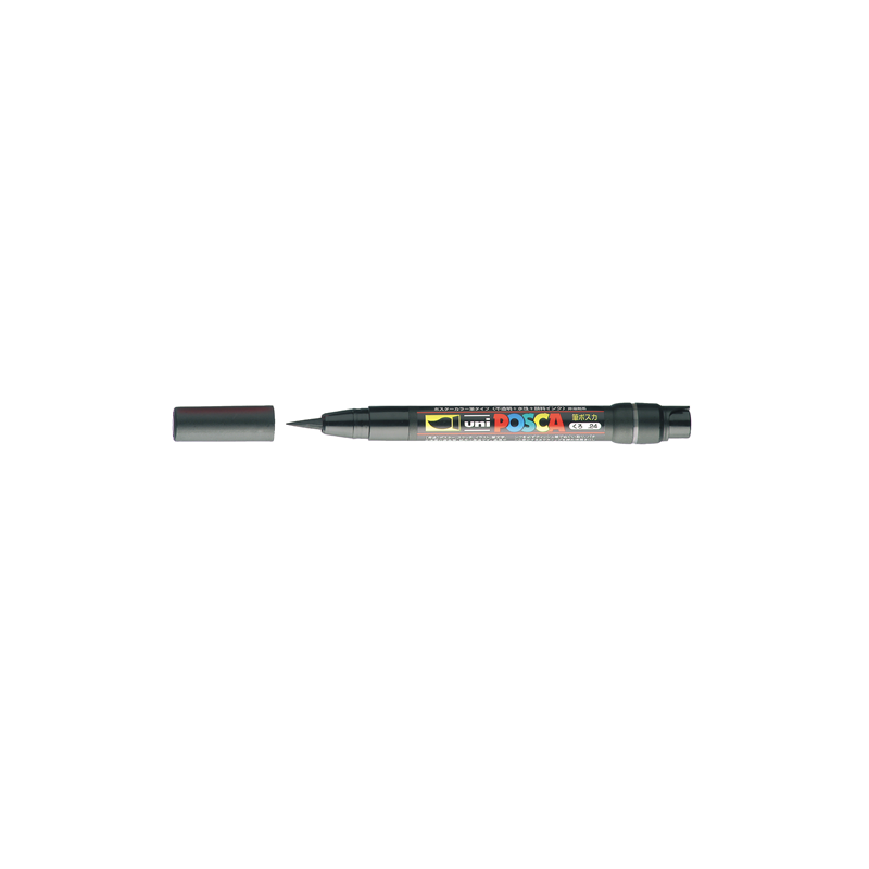 MARQUEUR POSCA POINTE PINCEAU NOIR