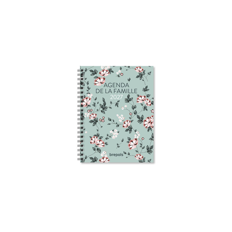 AGENDA BREPOLS 16,8X22CM 1SEM./2P. FAMILLE