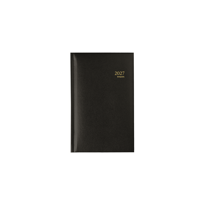 AGENDA BREPOLS 9X16CM 1SEM./2P. INTERPLAN LIMA NOIR
