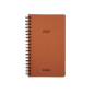 AGENDA BREPOLS 9X16CM 1SEM./2P. INTERPLAN SPIR. CALVI ORANGE