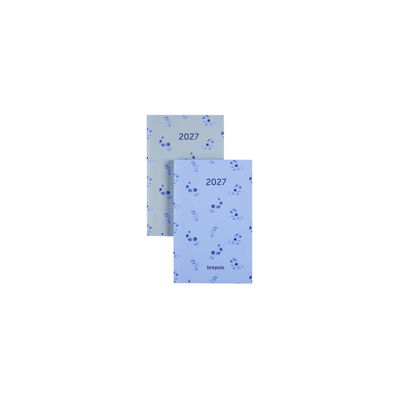 AGENDA BREPOLS 10X15CM 1SEM./2P. POCKET BLOSSOM ASS.