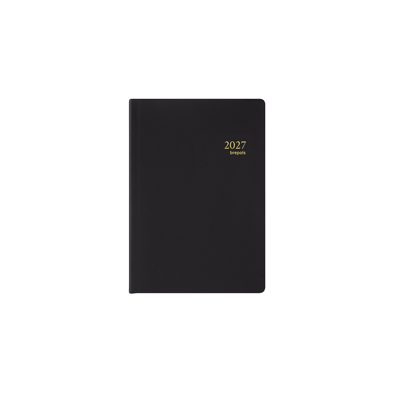 AGENDA BREPOLS 6,8X10,2CM 1SEM./2P. ARMADA SETA NOIR