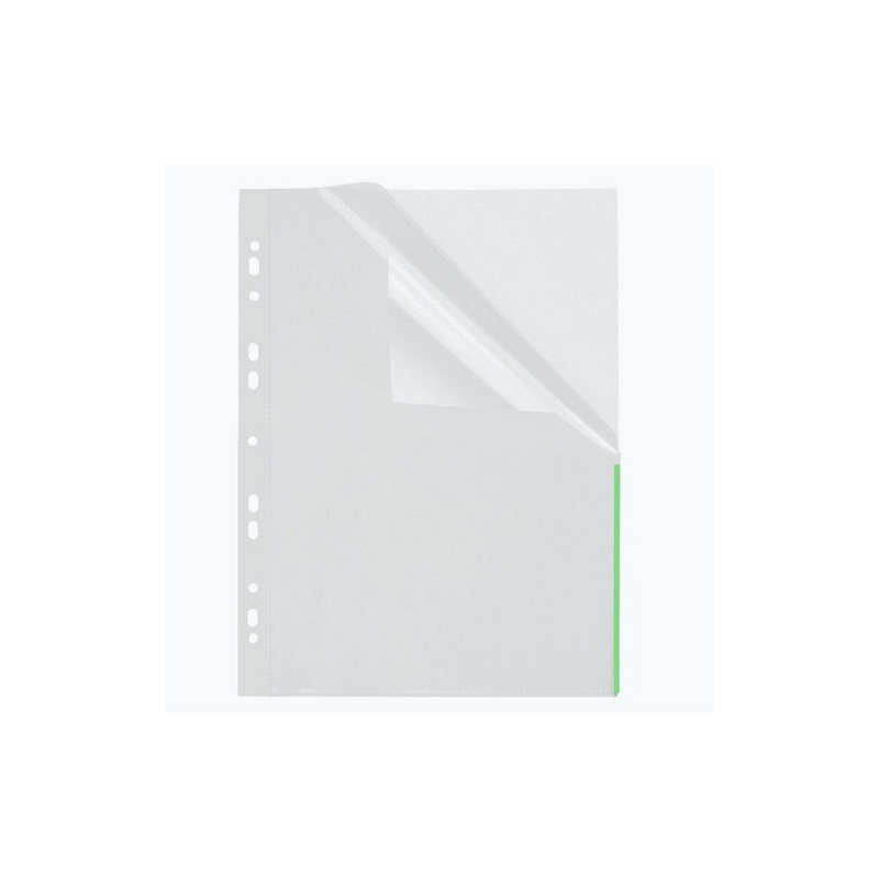 HOUSSE A4+ TRANSP. FOLDERSYS 110MY VERT