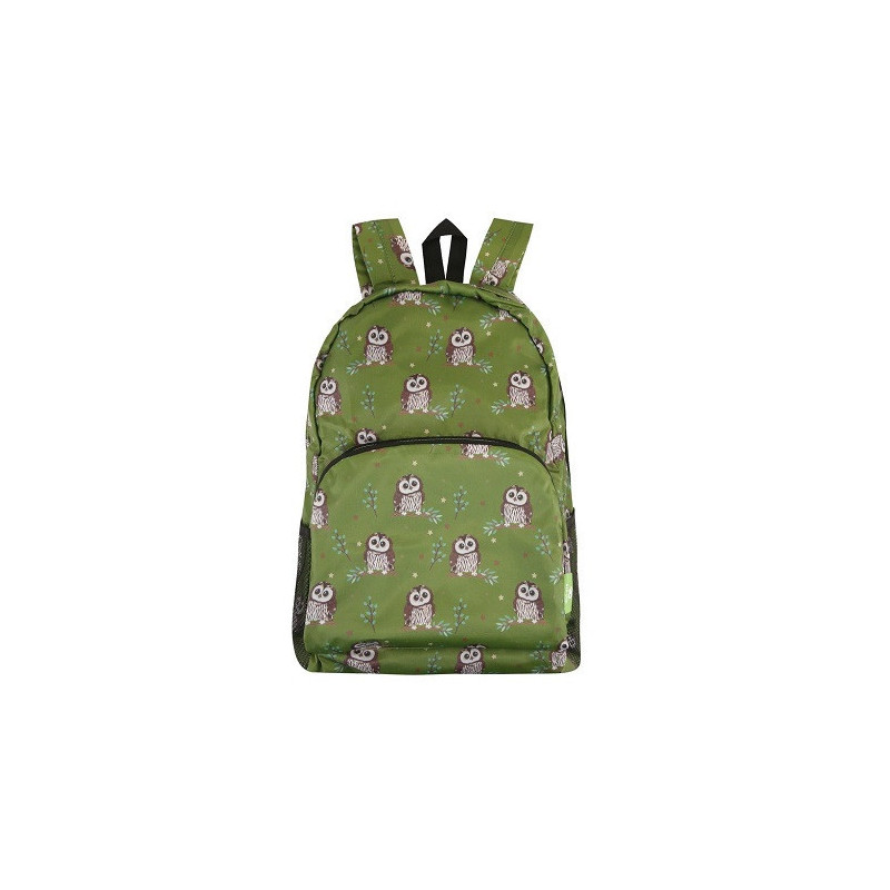 SAC A DOS ECOCHIC TAWNY OWL GREEN