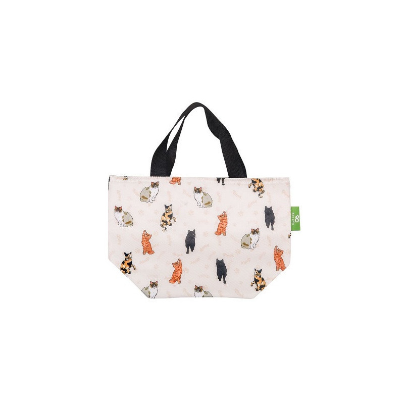 SAC A DEJEUNER ECOCHIC BELOVED CATS BEIGE